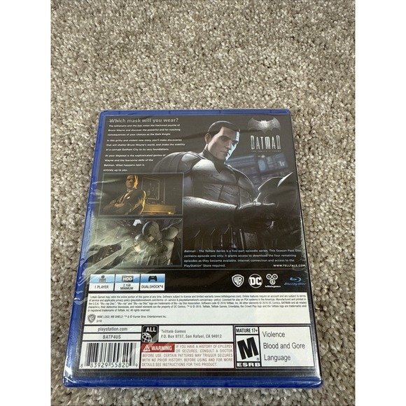 BATMAN THE TELLTALE SERIES‎ PS4 PLAYSTATION 4 SONY NEW US EDITION FACTORY SEALED - Picture 2 of 3